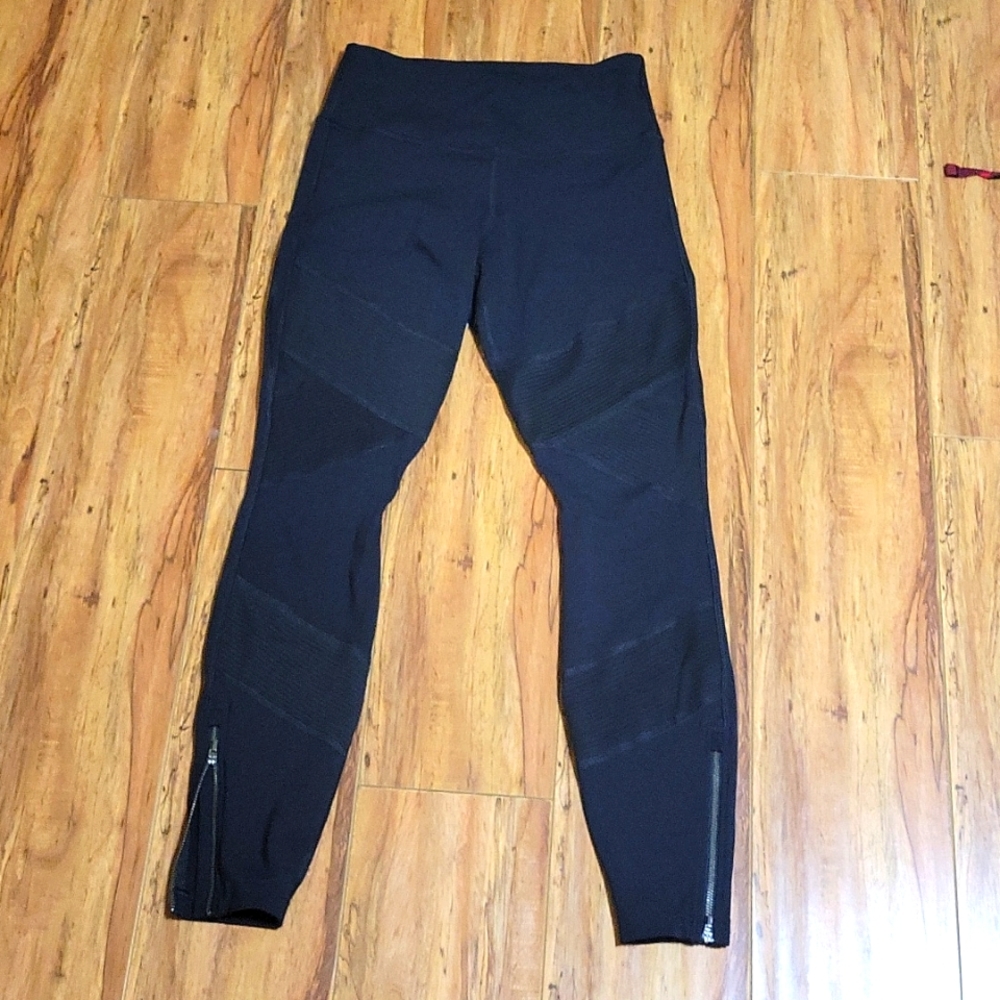 Athleta ankle zip moto leggings